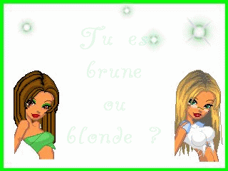 tu ai brune ou blonde?