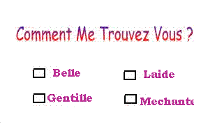 comment vs me trouvez?
